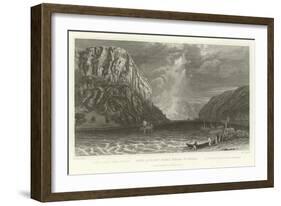 The Lurley Berg Near St Goar-William Tombleson-Framed Giclee Print