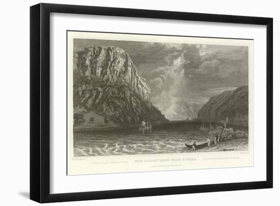 The Lurley Berg Near St Goar-William Tombleson-Framed Giclee Print
