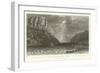 The Lurley Berg Near St Goar-William Tombleson-Framed Giclee Print