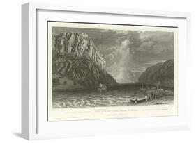 The Lurley Berg Near St Goar-William Tombleson-Framed Giclee Print