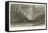 The Lurley Berg Near St Goar-William Tombleson-Framed Stretched Canvas