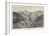 The Lushai Expedition, the Village of Larkia-Charles Auguste Loye-Framed Giclee Print