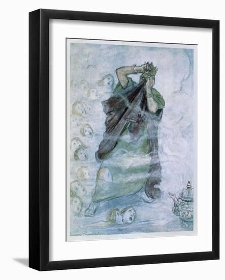 'The Lusitania: Herod's Nightmare, 1915 ''Are They Crying 'Mother' or 'Murder'?''', 1916-Louis Raemaekers-Framed Giclee Print