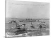 The Lusitania's First Appearance in New York Harbor-null-Stretched Canvas