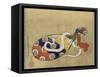 The Lute and White Snake of Benten, Edo Period, 1847-Katsushika Hokusai-Framed Stretched Canvas
