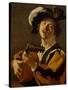 The Lute Player, 1622-Dirck Baburen-Stretched Canvas