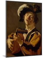 The Lute Player, 1622-Dirck Baburen-Mounted Giclee Print