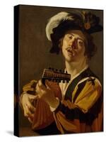 The Lute Player, 1622-Dirck Baburen-Stretched Canvas