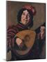 'The Lute Player', 1623-Frans Hals-Mounted Giclee Print