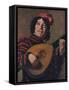 'The Lute Player', 1623-Frans Hals-Framed Stretched Canvas