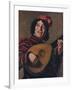 'The Lute Player', 1623-Frans Hals-Framed Giclee Print