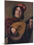 'The Lute Player', 1623-Frans Hals-Mounted Giclee Print