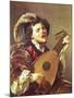 The Lute Player, 1624-Hendrick Terbrugghen-Mounted Giclee Print