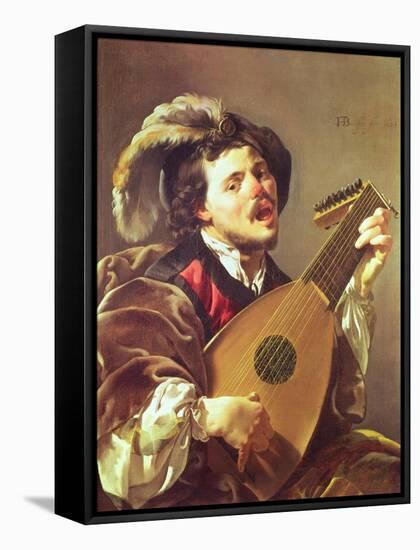 The Lute Player, 1624-Hendrick Terbrugghen-Framed Stretched Canvas