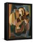 The Lute Player, 1917-18 (Oil on Canvas)-Maria Blanchard-Framed Stretched Canvas