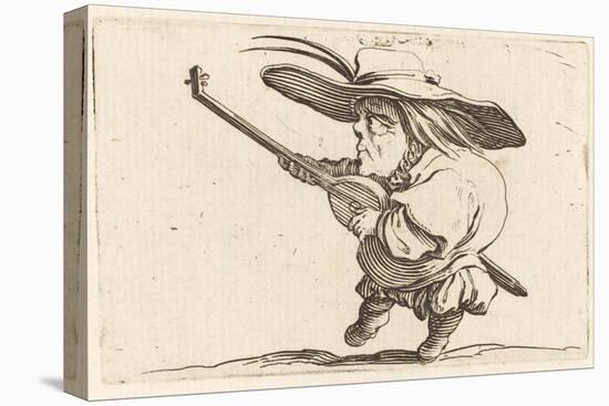 The Lute Player, c.1622-Jacques Callot-Stretched Canvas