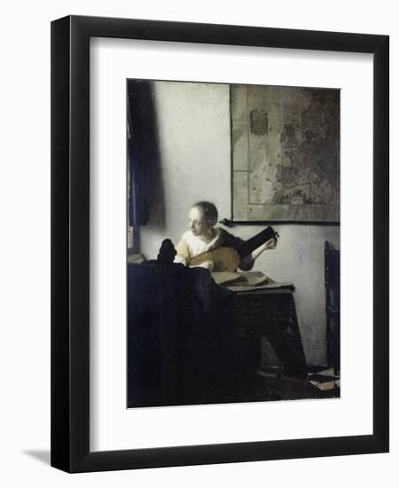 The Lute Player-Johannes Vermeer-Framed Giclee Print