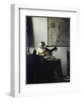 The Lute Player-Johannes Vermeer-Framed Giclee Print