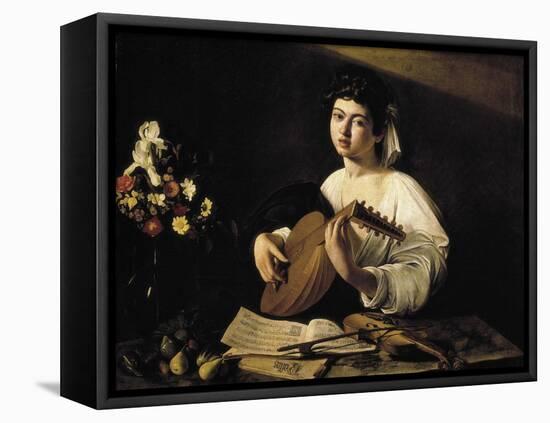The Lute-Player-Caravaggio-Framed Stretched Canvas