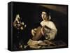 The Lute-Player-Caravaggio-Framed Stretched Canvas