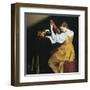 The Lute Player-Orazio Gentileschi-Framed Art Print