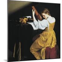 The Lute Player-Orazio Gentileschi-Mounted Art Print