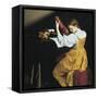 The Lute Player-Orazio Gentileschi-Framed Stretched Canvas