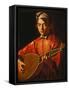 The Lute Player-Caravaggio-Framed Stretched Canvas