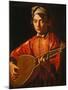 The Lute Player-Caravaggio-Mounted Giclee Print