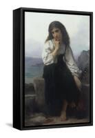 The Lute Player-Elizabeth Bouguereau-Framed Stretched Canvas