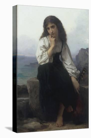 The Lute Player-Elizabeth Bouguereau-Stretched Canvas