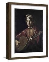 The Lute Player-Caravaggio-Framed Giclee Print