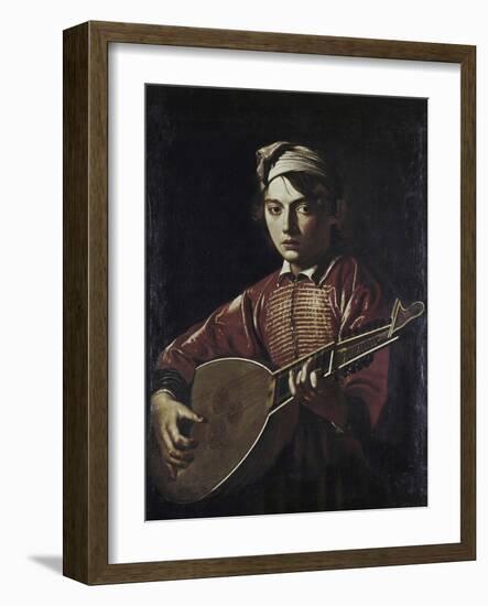 The Lute Player-Caravaggio-Framed Giclee Print