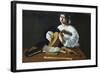 The Lute Player-Caravaggio-Framed Art Print