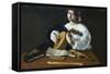 The Lute Player-Caravaggio-Framed Stretched Canvas