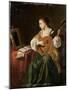 The Lute Player-null-Mounted Giclee Print