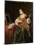 The Lute Player-null-Mounted Giclee Print