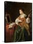 The Lute Player-null-Stretched Canvas