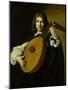 The Lute-Player-null-Mounted Giclee Print