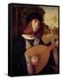 The Lute Player-Giovanni de Busi Cariani-Framed Stretched Canvas