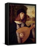 The Lute Player-Giovanni de Busi Cariani-Framed Stretched Canvas