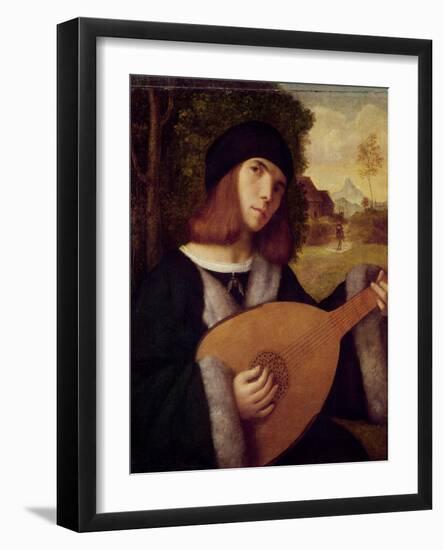 The Lute Player-Giovanni de Busi Cariani-Framed Giclee Print