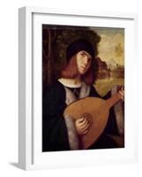 The Lute Player-Giovanni de Busi Cariani-Framed Giclee Print