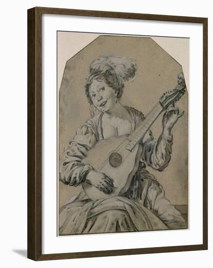 The Lute-Player-Hendrick Terbrugghen-Framed Giclee Print