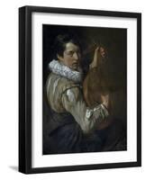 The Lute Player-Arie de Vois-Framed Giclee Print