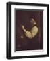 The Luteplayer-Giuseppe Maria Crespi-Framed Giclee Print