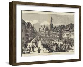 The Luther Celebration in Germany-null-Framed Giclee Print