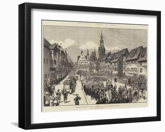 The Luther Celebration in Germany-null-Framed Giclee Print