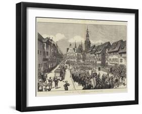 The Luther Celebration in Germany-null-Framed Giclee Print