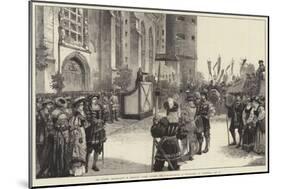 The Luther Celebration in Germany-William Heysham Overend-Mounted Giclee Print